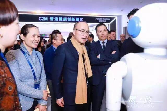 小喬機器人(rén)董事長(cháng)李沛橋受邀參加2018年複星醫藥年度工作會議(yì)
